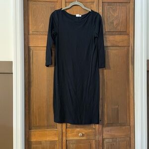 GAP Black Long Sleeve Dress